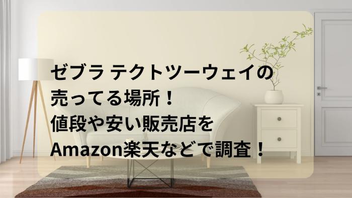 ゼブラ テクとツーウェイの売ってる場所！値段や安い販売店をAmazon楽天などで調査！